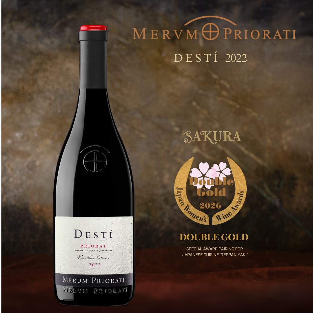 MERUM PRIORATI DESTI RECONOCIDO CON DOBLE MEDALLA DE ORO – claustrodelvino